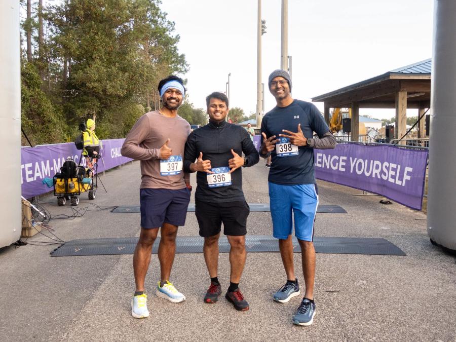 Runners at the Coastal Half Marathon in Orange Beach