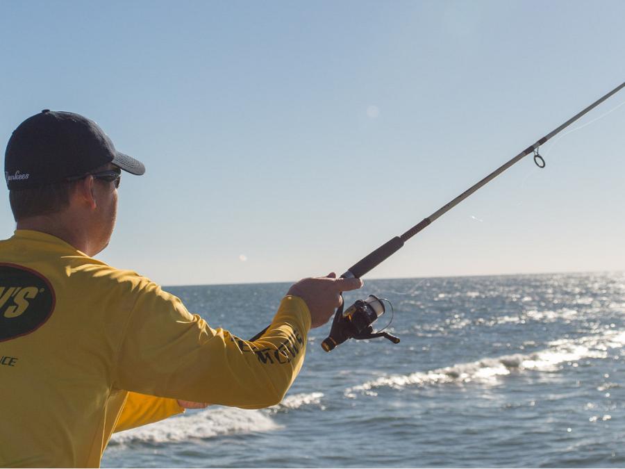 Pier fishing in Gulf Shores, AL
