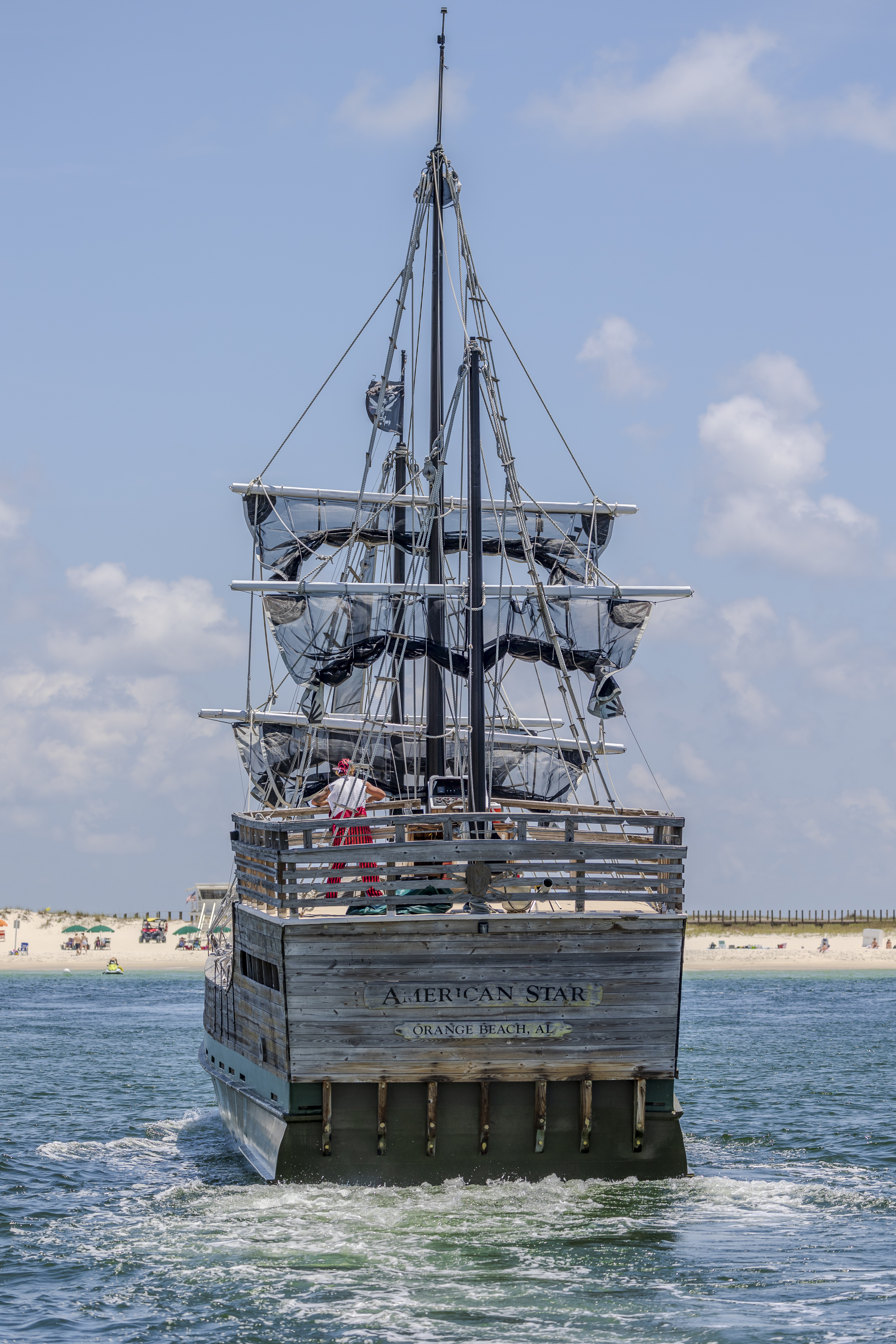 Pirate ship in the perdido pass